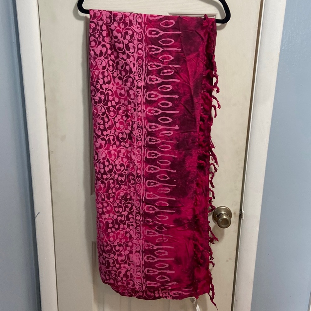 Pink scarf/ body wrap